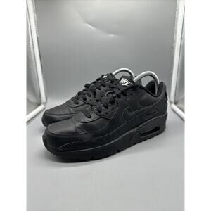 Nike Air Max 90 Sneakers Size Youth 6.5 Y Black Low Top Shoes CD6864-001
